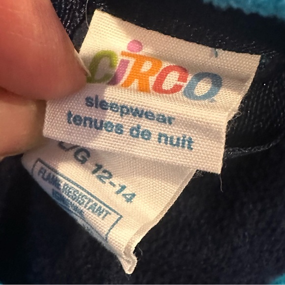 EUC! Circo L 12-14 Kids Blue Teal House Coat Jacket w/belt - Picture 2 of 3